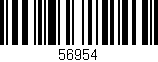 Código de barras (EAN, GTIN, SKU, ISBN): '56954'