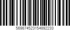 Código de barras (EAN, GTIN, SKU, ISBN): '569874523154892233'