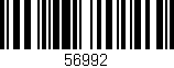 Código de barras (EAN, GTIN, SKU, ISBN): '56992'