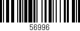 Código de barras (EAN, GTIN, SKU, ISBN): '56996'