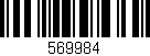 Código de barras (EAN, GTIN, SKU, ISBN): '569984'