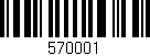 Código de barras (EAN, GTIN, SKU, ISBN): '570001'
