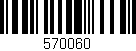Código de barras (EAN, GTIN, SKU, ISBN): '570060'