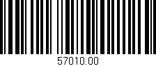 Código de barras (EAN, GTIN, SKU, ISBN): '57010.00'