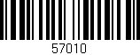 Código de barras (EAN, GTIN, SKU, ISBN): '57010'