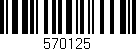 Código de barras (EAN, GTIN, SKU, ISBN): '570125'