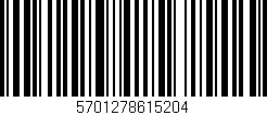 Código de barras (EAN, GTIN, SKU, ISBN): '5701278615204'