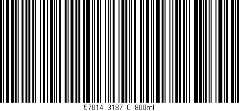 Código de barras (EAN, GTIN, SKU, ISBN): '57014_3187_0_800ml'