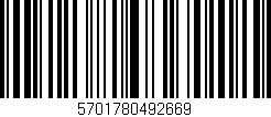 Código de barras (EAN, GTIN, SKU, ISBN): '5701780492669'