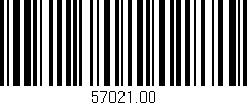 Código de barras (EAN, GTIN, SKU, ISBN): '57021.00'