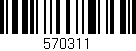 Código de barras (EAN, GTIN, SKU, ISBN): '570311'
