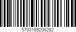 Código de barras (EAN, GTIN, SKU, ISBN): '5703188206282'