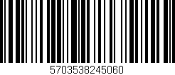 Código de barras (EAN, GTIN, SKU, ISBN): '5703538245060'