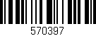 Código de barras (EAN, GTIN, SKU, ISBN): '570397'