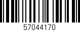 Código de barras (EAN, GTIN, SKU, ISBN): '57044170'