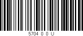 Código de barras (EAN, GTIN, SKU, ISBN): '5704_0_0_U'