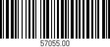 Código de barras (EAN, GTIN, SKU, ISBN): '57055.00'