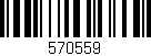 Código de barras (EAN, GTIN, SKU, ISBN): '570559'