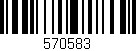Código de barras (EAN, GTIN, SKU, ISBN): '570583'