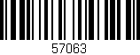 Código de barras (EAN, GTIN, SKU, ISBN): '57063'