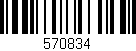 Código de barras (EAN, GTIN, SKU, ISBN): '570834'