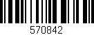 Código de barras (EAN, GTIN, SKU, ISBN): '570842'