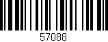 Código de barras (EAN, GTIN, SKU, ISBN): '57088'
