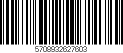 Código de barras (EAN, GTIN, SKU, ISBN): '5708932627603'