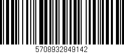 Código de barras (EAN, GTIN, SKU, ISBN): '5708932849142'