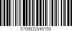 Código de barras (EAN, GTIN, SKU, ISBN): '5708932849159'