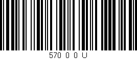 Código de barras (EAN, GTIN, SKU, ISBN): '570_0_0_U'