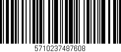 Código de barras (EAN, GTIN, SKU, ISBN): '5710237487608'