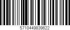 Código de barras (EAN, GTIN, SKU, ISBN): '5710449839622'