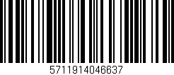 Código de barras (EAN, GTIN, SKU, ISBN): '5711914046637'