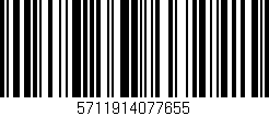 Código de barras (EAN, GTIN, SKU, ISBN): '5711914077655'