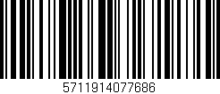 Código de barras (EAN, GTIN, SKU, ISBN): '5711914077686'