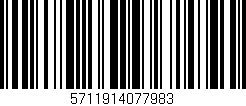 Código de barras (EAN, GTIN, SKU, ISBN): '5711914077983'