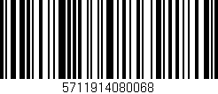 Código de barras (EAN, GTIN, SKU, ISBN): '5711914080068'