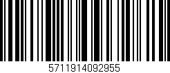 Código de barras (EAN, GTIN, SKU, ISBN): '5711914092955'