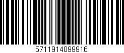 Código de barras (EAN, GTIN, SKU, ISBN): '5711914099916'