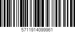 Código de barras (EAN, GTIN, SKU, ISBN): '5711914099961'