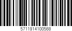 Código de barras (EAN, GTIN, SKU, ISBN): '5711914100568'