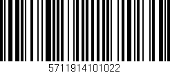 Código de barras (EAN, GTIN, SKU, ISBN): '5711914101022'