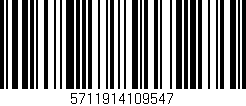 Código de barras (EAN, GTIN, SKU, ISBN): '5711914109547'