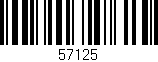 Código de barras (EAN, GTIN, SKU, ISBN): '57125'