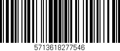 Código de barras (EAN, GTIN, SKU, ISBN): '5713618277546'