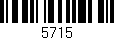 Código de barras (EAN, GTIN, SKU, ISBN): '5715'