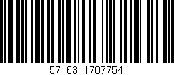 Código de barras (EAN, GTIN, SKU, ISBN): '5716311707754'