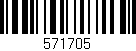 Código de barras (EAN, GTIN, SKU, ISBN): '571705'