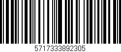 Código de barras (EAN, GTIN, SKU, ISBN): '5717333892305'